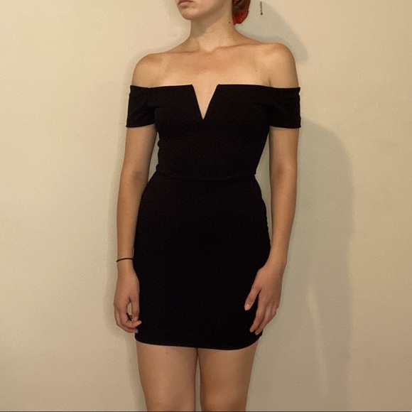 🌙🌑Black Mini Dress🌑🌙 - Picture 1 of 4